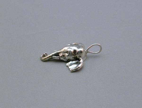 Michele's Wearable Art - Asian Elephant Small Pendant