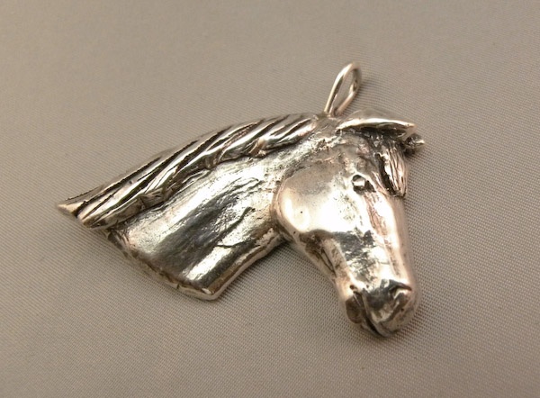 Michele's Wearable Art - Large Horse Head Pendant
