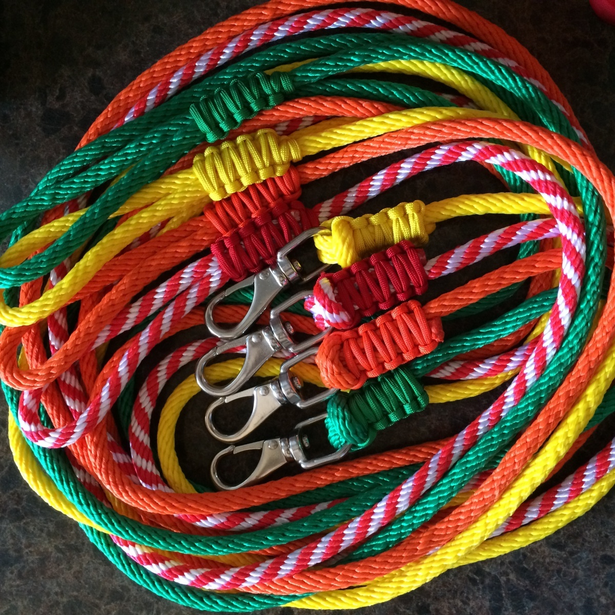 Floating Rope Dog Leashes – Michele's Wearable Art