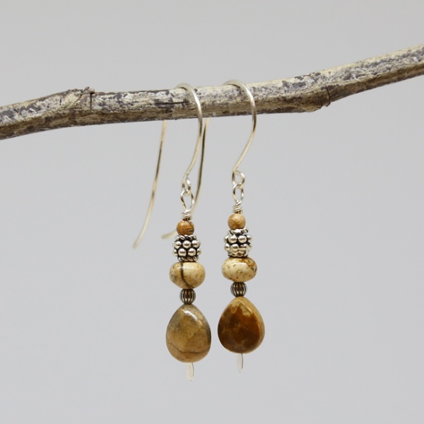Michele's Wearable Art - Picture Jasper Drops